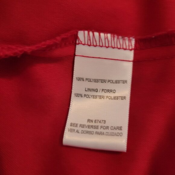 Danny Nicole 14 Red Lace Sleeveless Dress Formal Christmas Holiday Modest - Picture 7 of 7